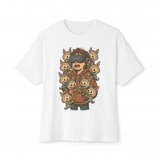 'LaBuBu Overload' When you said you liked 'Labubu' and now you ARE 'Labubu' Unisex Boxy Tee